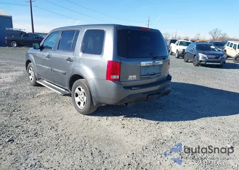 2012 Honda Pilot Lx from USA, damaged, VIN 5FNYF4H25CB039493